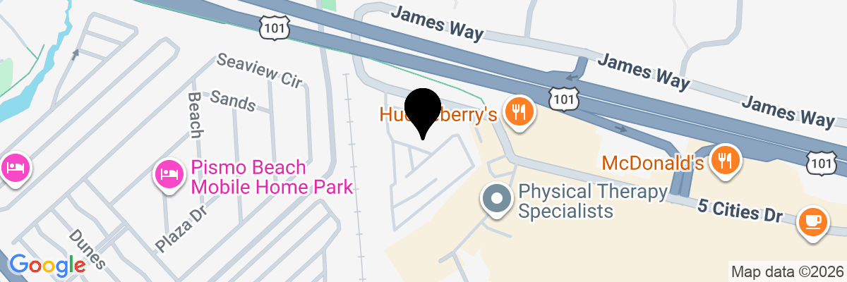 Map showing facility locations