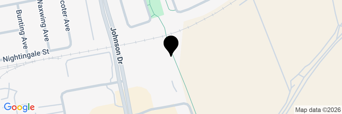 Map showing facility locations